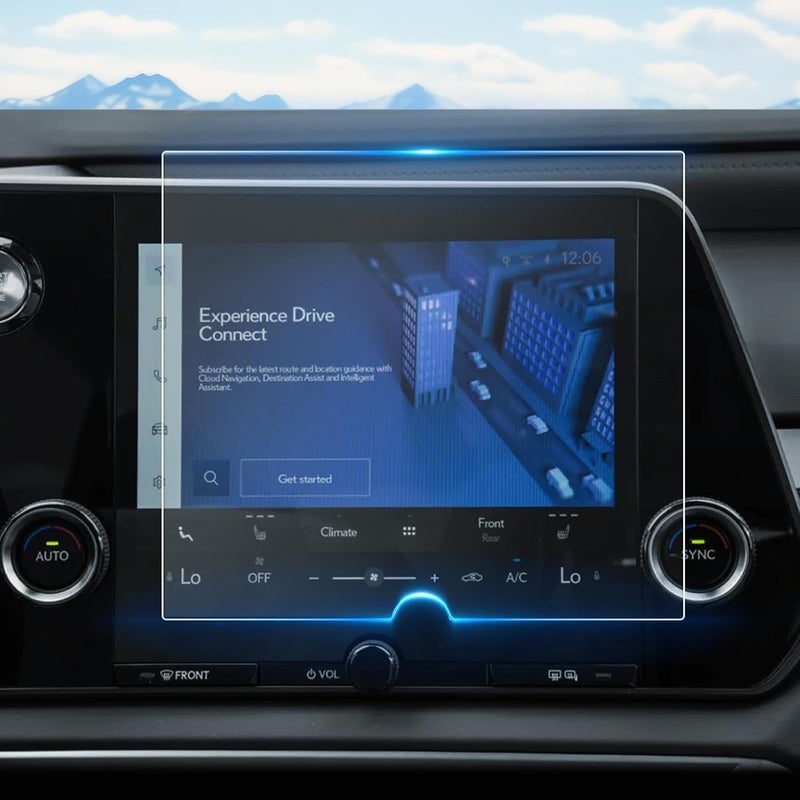 WEIPIN For Glossy Tempered Glass 2023 2024 2025 2026 L exus RX 9.8 Inch Touchscreen Screen Protector - RX (RX350/RX350h/RX500h) Accessories - Image 1